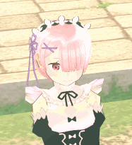 まばたきをする