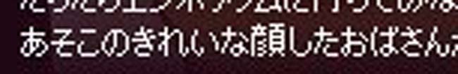 あそこのきれいな顔したおばさん