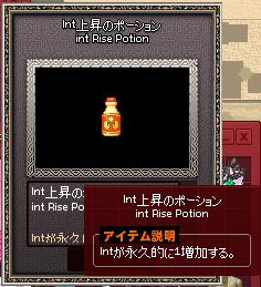 Int上昇のポーション