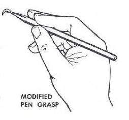 modified pen grasp