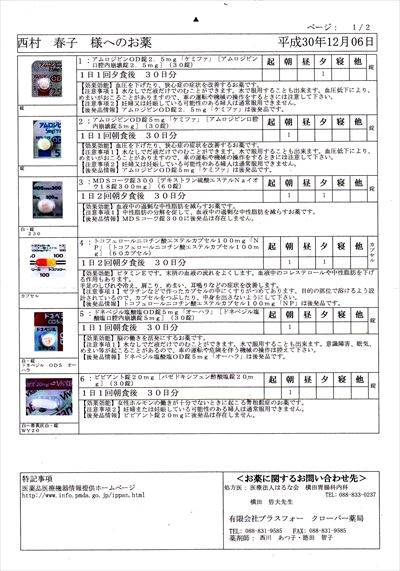 西村春子・薬情報ー２０１８・１２０６－１_NEW_R_R