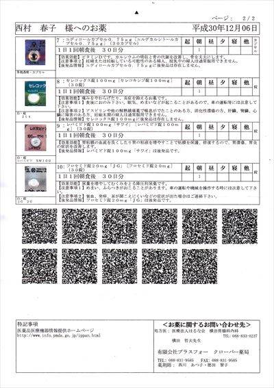 西村春子・薬情報ー２０１８・１２０６－2_NEW_R_R