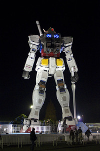 静岡ガンダム夜RearView
