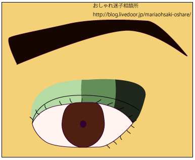 縦割りアイメイク01