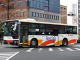 三菱ふそうMPノンステップバス〈南海バス〉 2024.4.26 泉北営業所付近にて 南海バス 泉北営業所所属 三菱