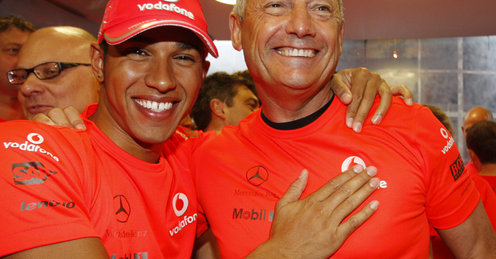 ルイス・ハミルトン、ロン・デニス、F1ベルギーGP