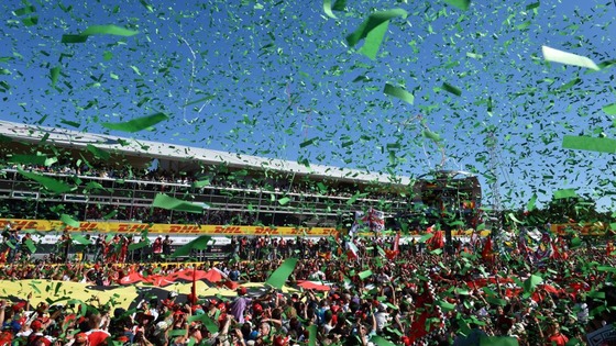 2015年F1イタリアGP 表彰式