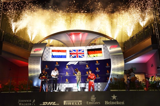 フェルスタッペン、ハミルトン、ベッテル