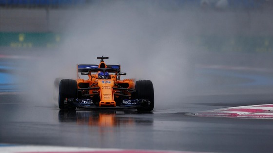 フェルナンド・アロンソ(マクラーレン)2018年F1フランスGPフリー走行3回目