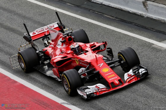 フェラーリSF70H:F1テスト2017年3月8日