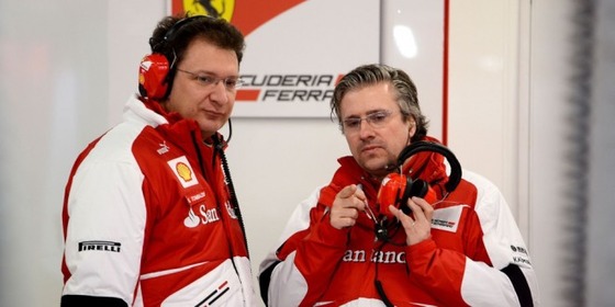 ニコラス・トムバジズ、パット・フライ、フェラーリF1チーム
