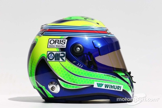 フェリペ・マッサ(ウィリアムズ): F1ヘルメット