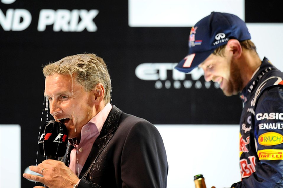 デイヴィッド・クルサード、セバスチャン・ベッテル、2012年F1アブダビGP