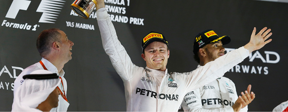 ニコ・ロズベルグ、F1引退、最後のF1表彰台、2016年F1アブダビGP、ルイス・ハミルトン