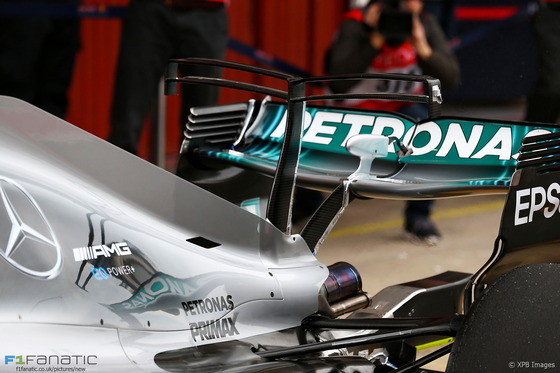 ルイス・ハミルトン(メルセデスF1 W08)F1テスト