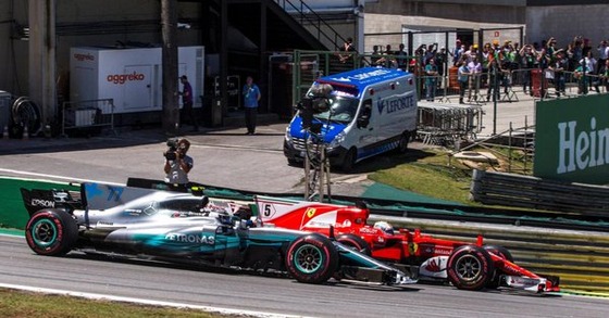 セバスチャン・ベッテル、ヴァルテリ・ボタス:2017年F1ブラジルGP