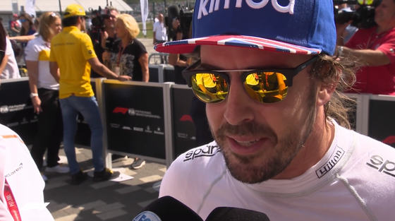 フェルナンド・アロンソ(マクラーレン)2018年F1イギリスGP
