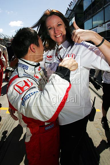佐藤琢磨、エマ・ベアパーク: 2007年F1オーストラリアGP 予選後