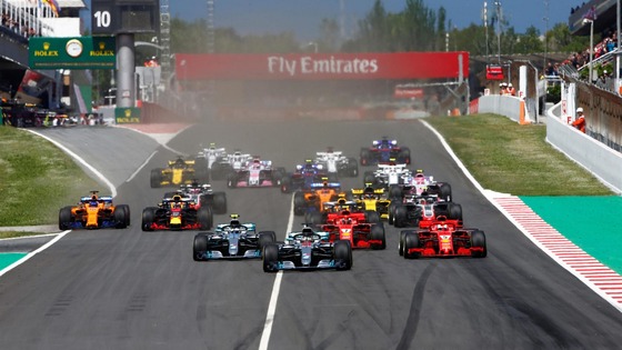 2018年F1スペインGPスタート
