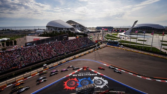 2018年F1ロシアGPスタート