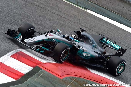 メルセデスF1 W08:F1テスト2017年3月8日