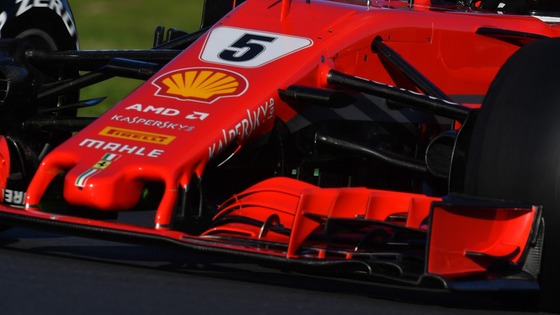フェラーリSF71Hのフロント・ウィング