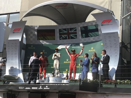 ベッテル、ハミルトン、ライコネン:2018年F1ハンガリーGP