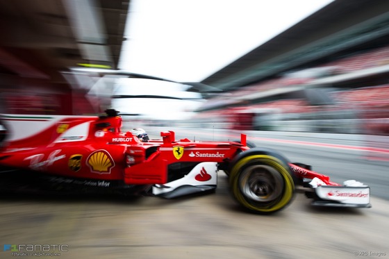 フェラーリSF70H:F1テスト2017年3月8日