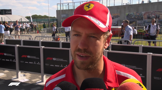 セバスチャン・ベッテル(フェラーリ)2018年F1イギリスGP