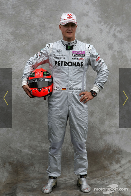 ミハエル・シューマッハ（メルセデスGP）： 2011年F1レーシングスーツ 