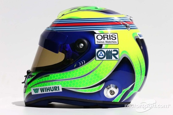 フェリペ・マッサ(ウィリアムズ): F1ヘルメット