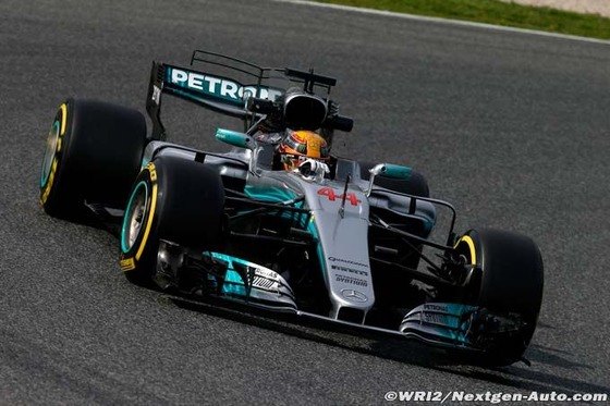 メルセデスF1 W08:F1テスト2017年3月8日