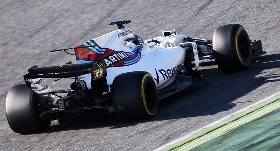 ウィリアムズFW40、バルセロナF1テスト2017年3月