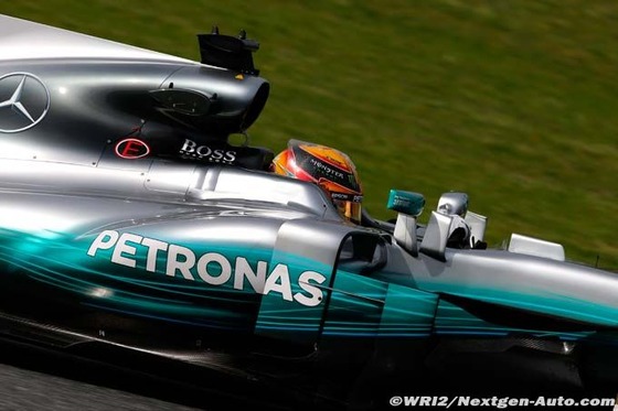 メルセデスF1 W08:F1テスト2017年3月8日