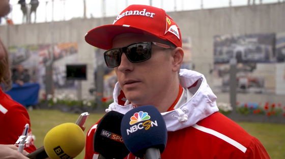 キミ・ライコネン(フェラーリ)2017年F1イギリスGP