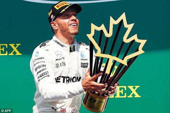 ルイス・ハミルトン、優勝、2017年F1カナダGP
