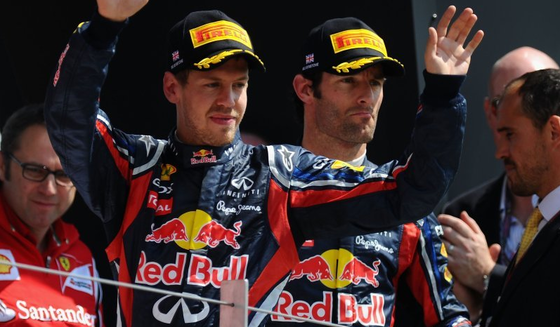 セバスチャン・ベッテル、マーク・ウェバー、F1イギリスGP