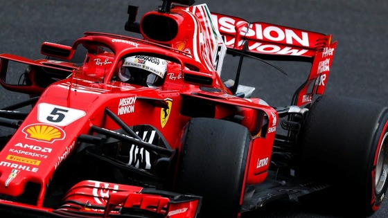セバスチャン・ベッテル(フェラーリ)2018年F1日本GP