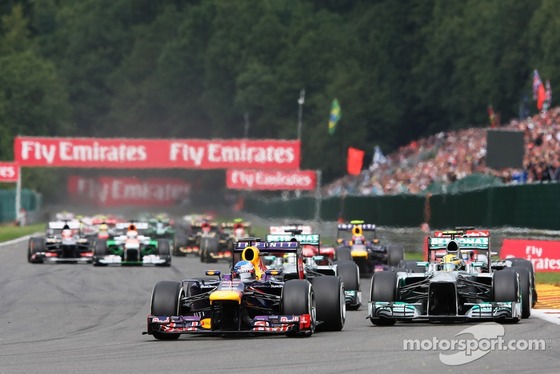 2013年F1ベルギーGP スタート