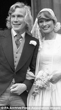 ジェイムズ・ハントとスージー・ミラーの結婚式