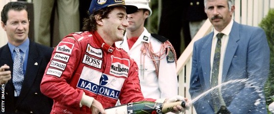 アイルトン・セナ(F1チャンピオン3回、F1優勝41回)