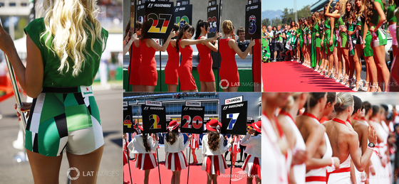 F1のグリッドガール