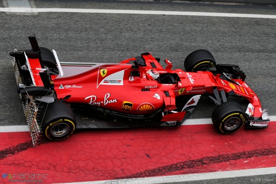 フェラーリSF70H:F1テスト2017年3月8日