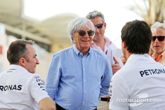バーニー・エクレストン、トト・ヴォルフ、パディ・ロウ、2015年F1バーレーンGP