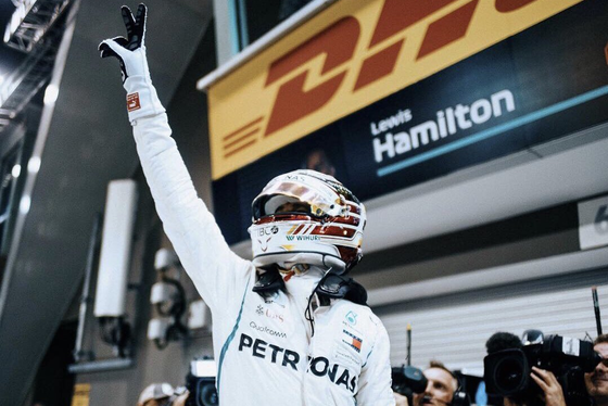ルイス・ハミルトン(メルセデス)2018年F1シンガポールGP
