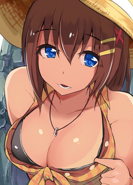 【２次】おっぱいの谷間についつい目がいっちゃう二次エロ画像　その４【おっぱい】