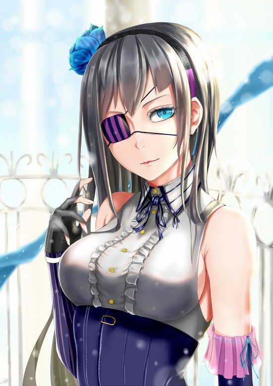 【２次】眼帯を付けた可愛い女の子の二次エロ画像　その５【眼帯】