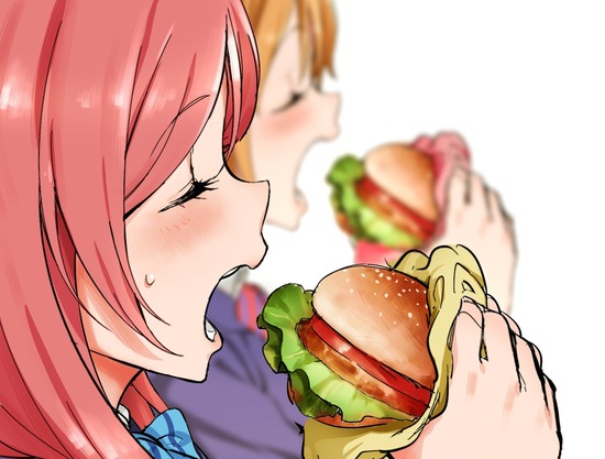 【２次】食べ物を食べてる仕草が可愛い女の子の二次画像　その３【非エロ】