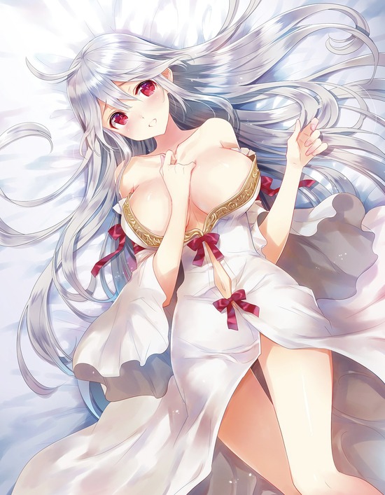 【２次】美しい銀髪の女の子の二次エロ画像　その４【銀髪】