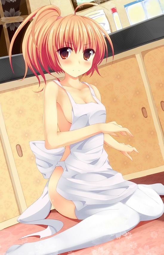 【２次】ご飯よりも先に食べたくなっちゃう裸エプロン姿の美少女二次エロ画像　その６【裸エプロン】